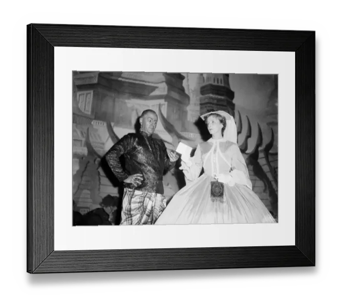 Framed Print : Leamington and Warwick Musical society 1968 production of The King and I Framed Print : Leamington and Warwick Musical society 1968 production of The King and I