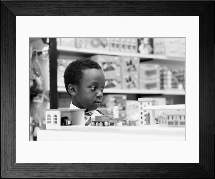 Framed Print : Hamleys Toy Shop, Bull Street, Birmingham, 11th October 1985 Framed Print : Hamleys Toy Shop, Bull Street, Birmingham, 11th October 1985