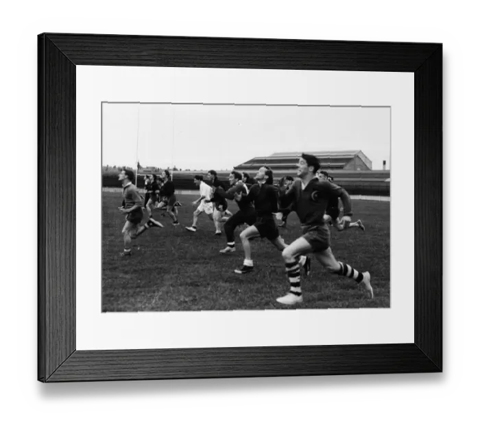Framed Print : Warwickshire Rugby Union Training Circa 1965 Framed Print : Warwickshire Rugby Union Training Circa 1965
