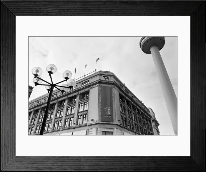 Framed Print : Owen Owen Department Store, Liverpool, 19th March 1993 Framed Print : Owen Owen Department Store, Liverpool, 19th March 1993