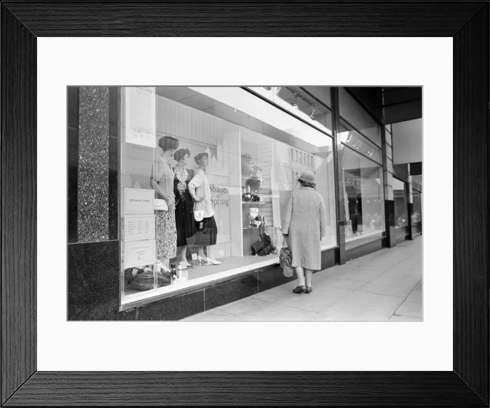 Framed Print : Owen Owen Department Store, Liverpool, 19th March 1993. Mrs Janet Sexton Framed Print : Owen Owen Department Store, Liverpool, 19th March 1993. Mrs Janet Sexton