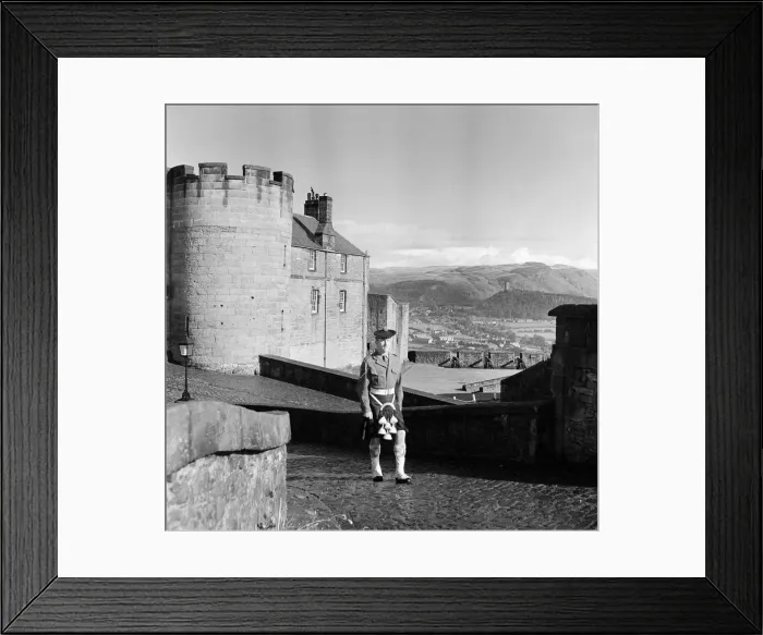 Framed Print : Stirling Castle, Scotland. 7th November 1956