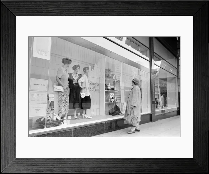 Framed Print : Owen Owen Department Store, Liverpool, 19th March 1993. Mrs Janet Sexton Framed Print : Owen Owen Department Store, Liverpool, 19th March 1993. Mrs Janet Sexton