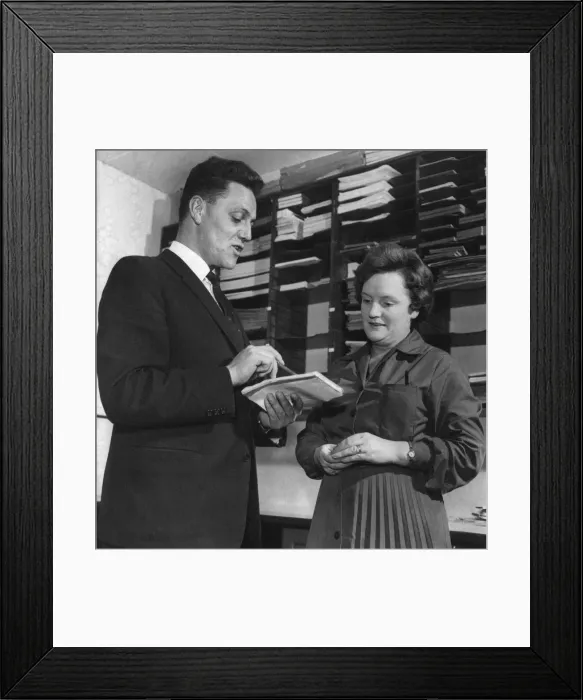 Framed Print : F W Woolworth Department Store, Liverpool, 14th November 1962
