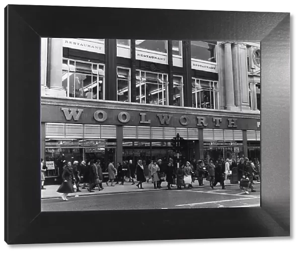 F W Woolworth Department Store, Liverpool, November 1970