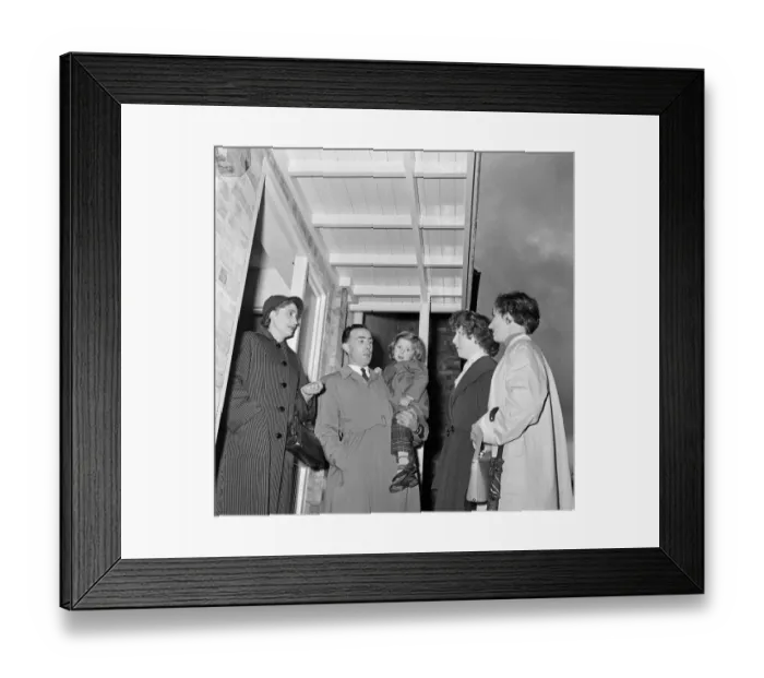 Framed Print : A London business firm who proposed to move their factory to Hemel Hempstead in