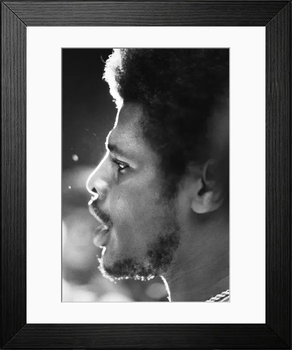 Framed Print : Leon Spinks training ahead of his second fight with Muhammad Ali Framed Print : Leon Spinks training ahead of his second fight with Muhammad Ali