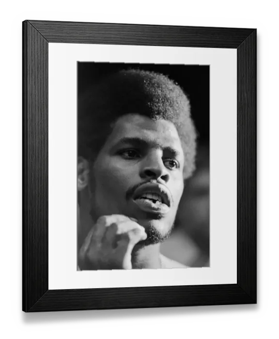 Framed Print : Leon Spinks training ahead of his second fight with Muhammad Ali