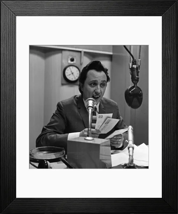 Framed Print : Comedian Ken Dodd comperes Housewives Choice. 13th April 1964