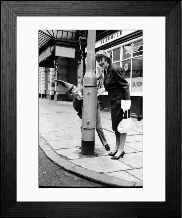 Framed Print : Enid Blyton went along to The Scala Theatre to choose Londons youngest leading man Framed Print : Enid Blyton went along to The Scala Theatre to choose Londons youngest leading man