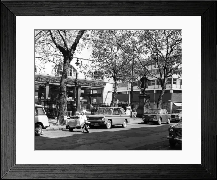 Framed Print : The Hayes Island Cardiff, Wales. Circa 1965 Framed Print : The Hayes Island Cardiff, Wales. Circa 1965