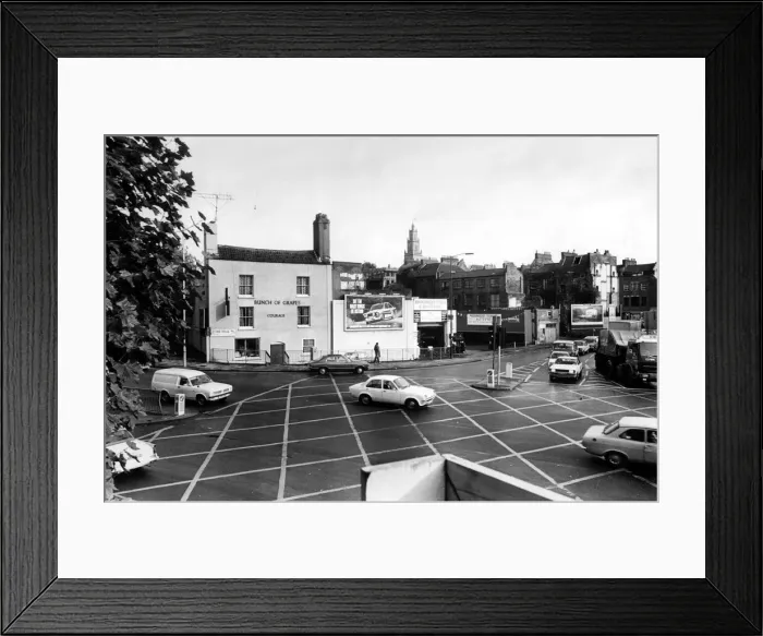 Framed Print : The junction of Bond Street and Newfoundland Street in 1981 Framed Print : The junction of Bond Street and Newfoundland Street in 1981