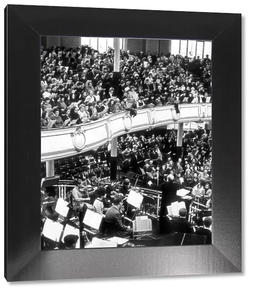 A concert in Central Hall - Old Market, Bristol. In the late 1980s the main