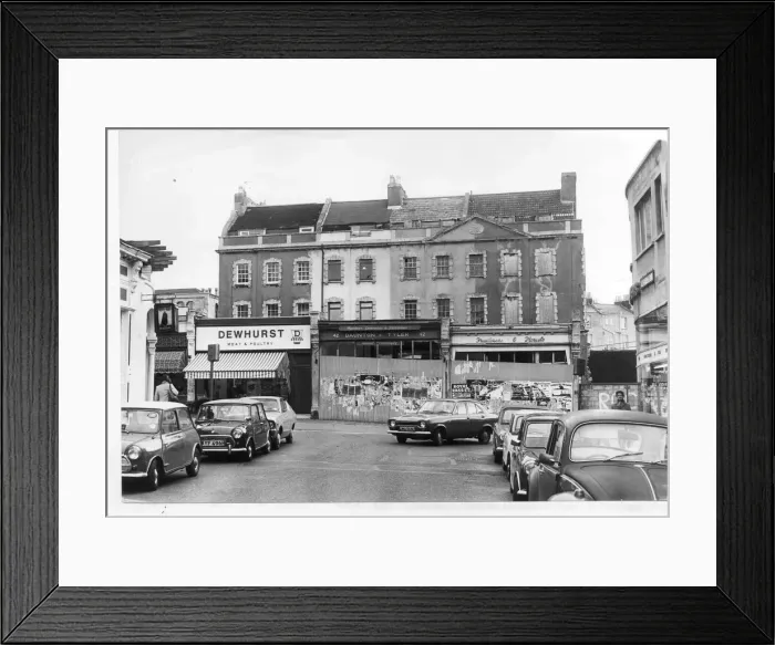 Framed Print : Princess Victoria Street Clifton Circa 1975