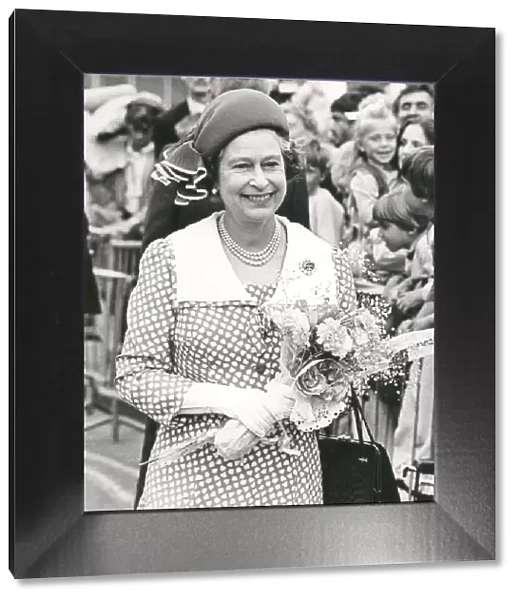 HM The Queen Elizabeth visits Bristol. 1985 HM the Queen
