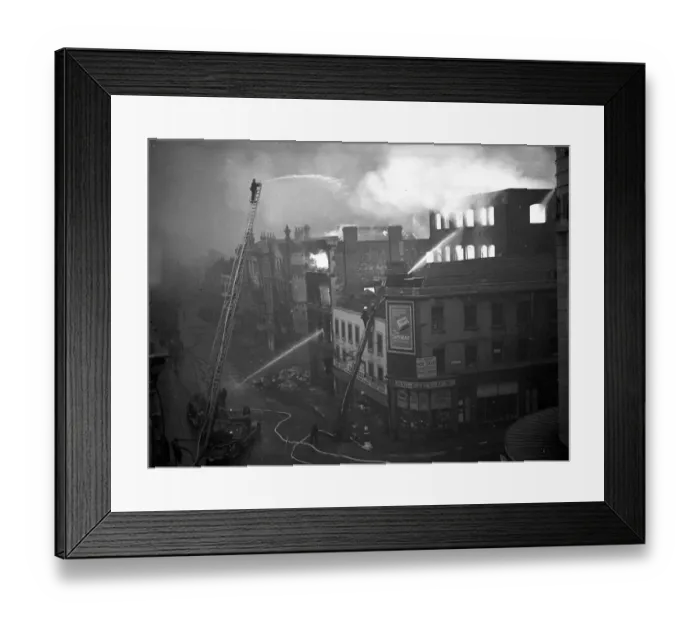 Framed Print : War time pictures of destruction visited on the city of Bristol by German bombers Framed Print : War time pictures of destruction visited on the city of Bristol by German bombers