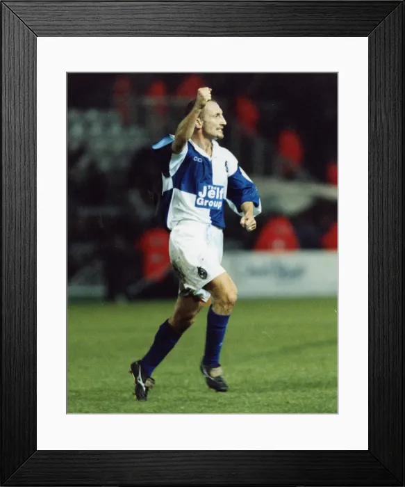 Framed Print : Bristol Rovers Ian Holloway Circa 1990 Framed Print : Bristol Rovers Ian Holloway Circa 1990