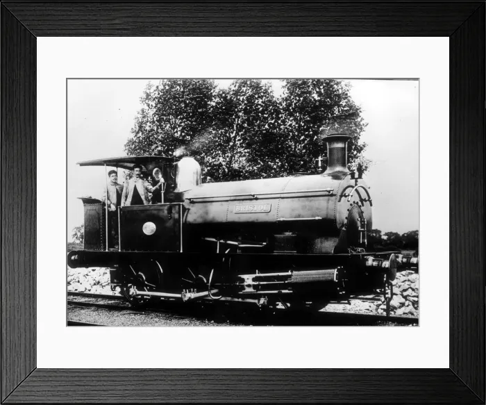 Framed Print : Steam trains, a Victorian saddle tank engine made by Fox-Walker Framed Print : Steam trains, a Victorian saddle tank engine made by Fox-Walker