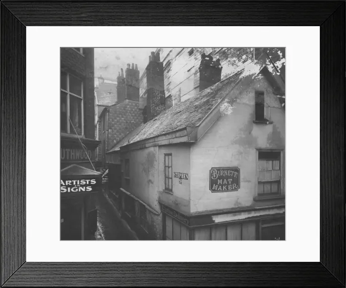  : September 1923: This photograph shows the Tuck Shops at the old house at junction of St