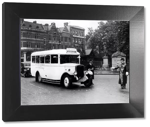First bus to Bristol Airport, 1934