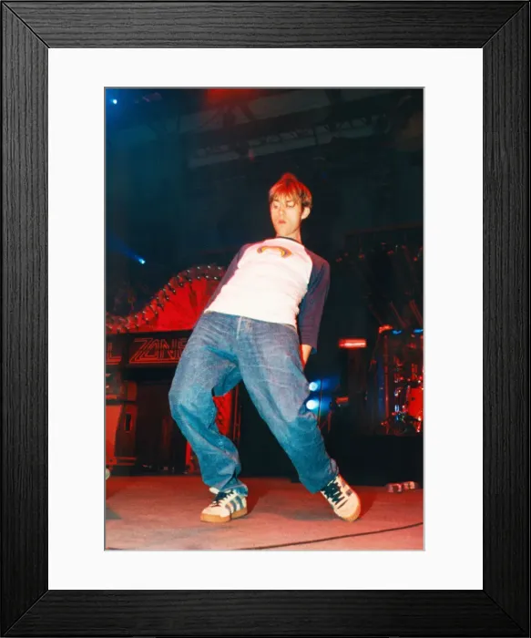 Framed Print : Picture shows Damon Albarn. Blur appeared at the the Cardiff International Framed Print : Picture shows Damon Albarn. Blur appeared at the the Cardiff International