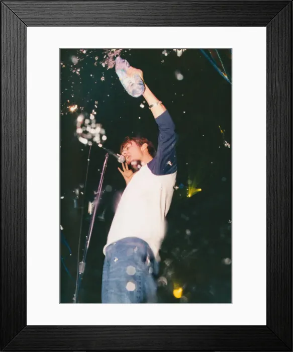 Framed Print : Picture shows Damon Albarn. Blur appeared at the the Cardiff International Framed Print : Picture shows Damon Albarn. Blur appeared at the the Cardiff International
