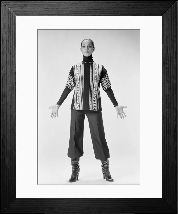 Framed Print : Pans People dance troupe, Tesco Fashion Feature, December 1976 Framed Print : Pans People dance troupe, Tesco Fashion Feature, December 1976