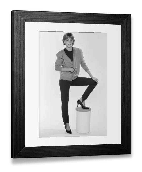 Framed Print : Leslie Ash who stars in the film Quadrophenia, written by The Who