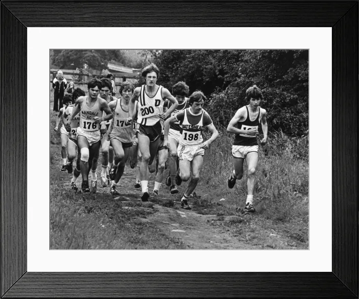Framed Print : Cross Country Race, Eston, North Yorkshire, England, 25th August 1979 Framed Print : Cross Country Race, Eston, North Yorkshire, England, 25th August 1979