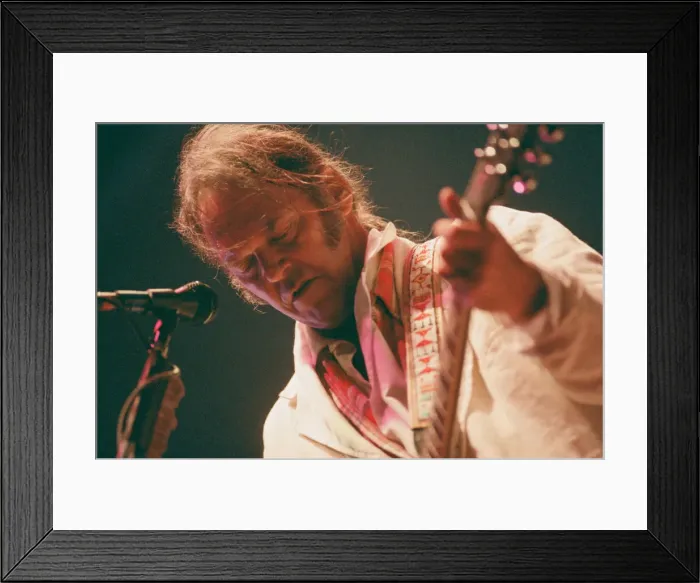 Framed Print : Neil Young performing at The Reading Festival, England, Sunday 27th August 1995 Framed Print : Neil Young performing at The Reading Festival, England, Sunday 27th August 1995