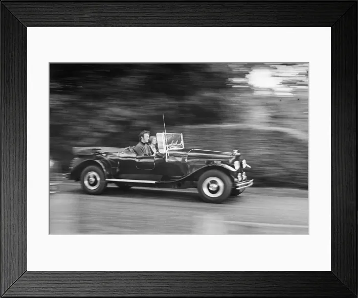 Framed Print : The Bentley Car, being driven by enthusiasts in the Berkshire area on Britain during an Framed Print : The Bentley Car, being driven by enthusiasts in the Berkshire area on Britain during an