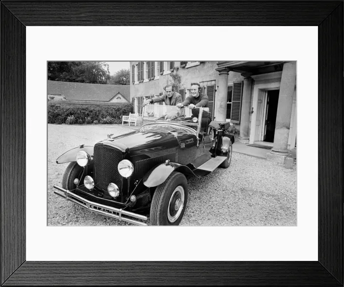 Framed Print : The Bentley Car, being driven by enthusiasts in the Berkshire area on Britain during an Framed Print : The Bentley Car, being driven by enthusiasts in the Berkshire area on Britain during an