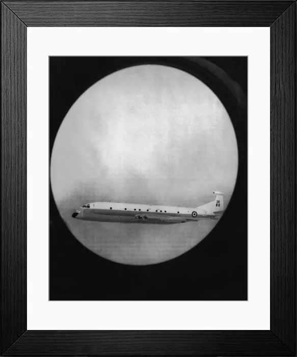 Framed Print : The new Hawker Siddley Nimrod MR1 maritime patrol aircraft of the Royal Air Force