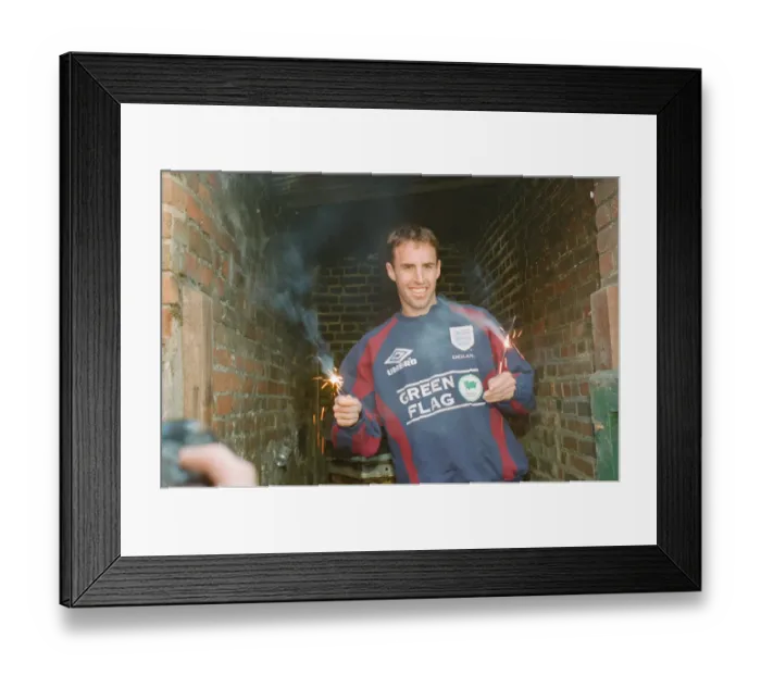 Framed Print : Gareth Southgate, English footballer who has played for Crystal Palace Framed Print : Gareth Southgate, English footballer who has played for Crystal Palace