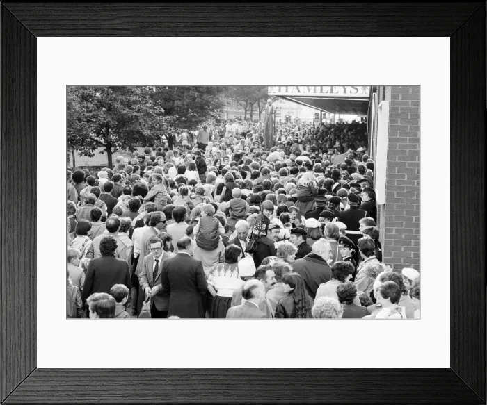 Framed Print : Grand opening of Hamleys Toy Shop, Bull Street, Birmingham, 12th October 1985