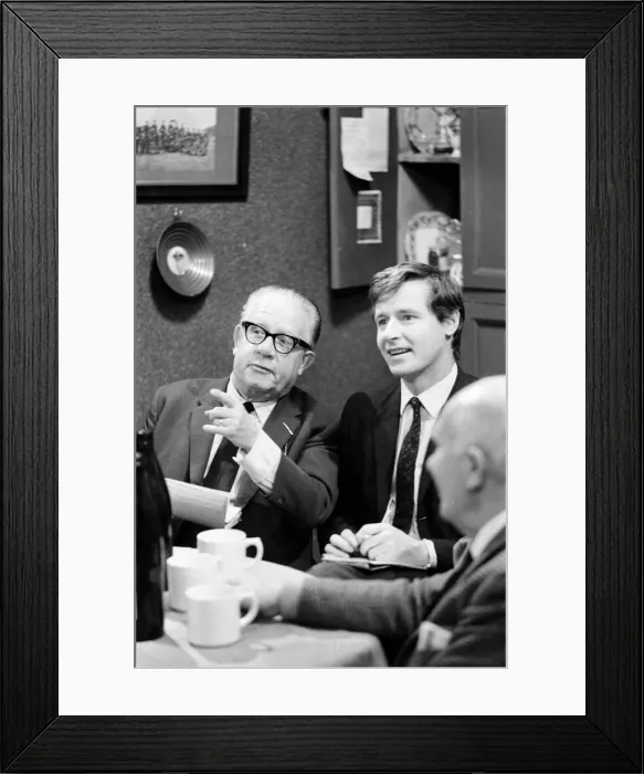 Framed Print : The cast of Coronation Street on set. Jack Howarth as Albert Tatlock Framed Print : The cast of Coronation Street on set. Jack Howarth as Albert Tatlock