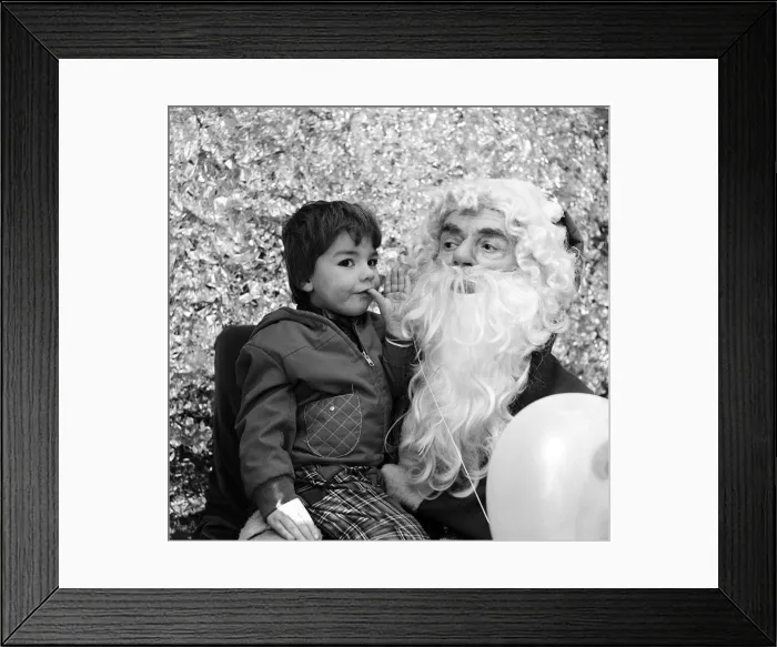 Framed Print : Uptons Santa Claus. 1973 Framed Print : Uptons Santa Claus. 1973