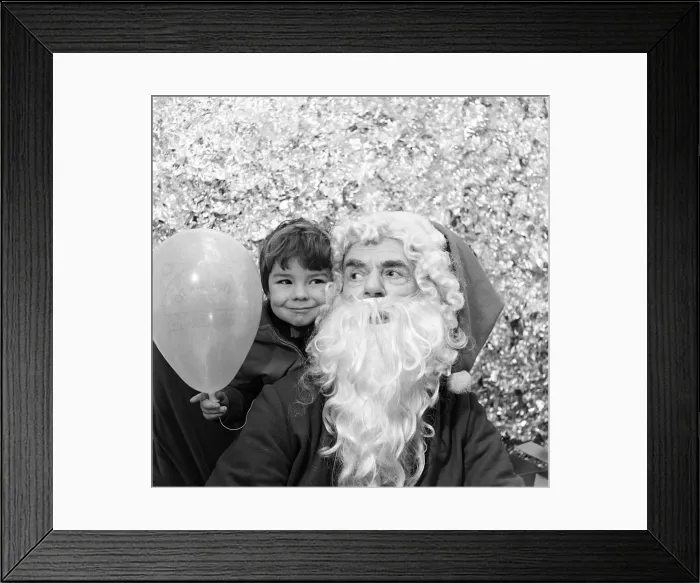 Framed Print : Uptons Santa Claus. 1973