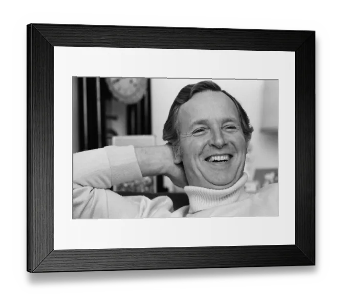 Framed Print : Television personality Nicholas Parsons pictured at his Hampstead Cottage Framed Print : Television personality Nicholas Parsons pictured at his Hampstead Cottage