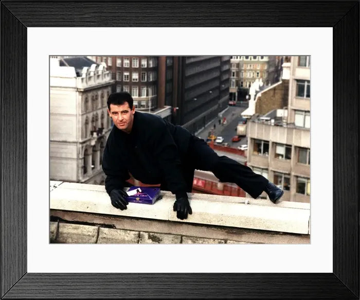 Framed Print : Ged Allan actor from the Cadbury Milk Tray Chocolate television advertisement Dbase