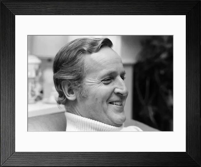 Framed Print : Television personality Nicholas Parsons pictured at his Hampstead Cottage Framed Print : Television personality Nicholas Parsons pictured at his Hampstead Cottage