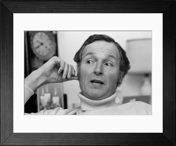 Framed Print : Television personality Nicholas Parsons pictured at his Hampstead Cottage Framed Print : Television personality Nicholas Parsons pictured at his Hampstead Cottage