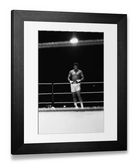 Framed Print : Muhammad Ali in the ring training ahead of his upcoming fight with Richard Dunn Framed Print : Muhammad Ali in the ring training ahead of his upcoming fight with Richard Dunn