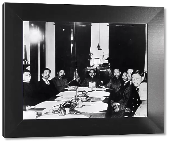 Cabinet meeting of the Nanjing Provisional Government led by Sun Yat-sen