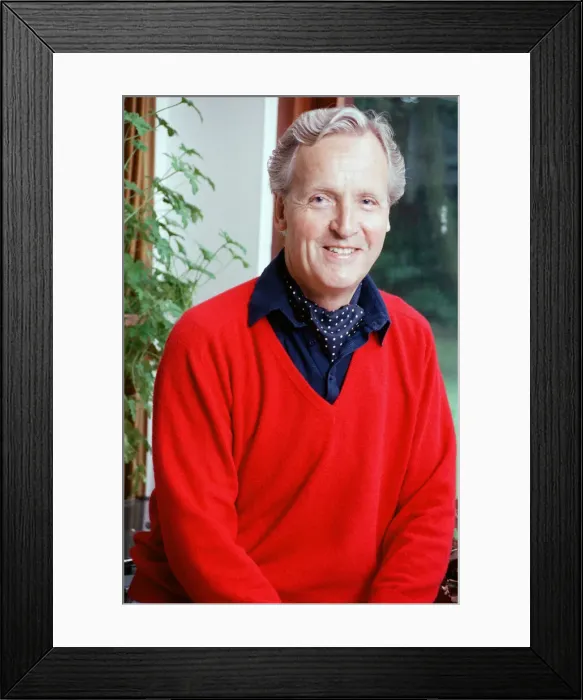 Framed Print : Nicholas Parsons, TV Presenter and actor. 7th June 1989