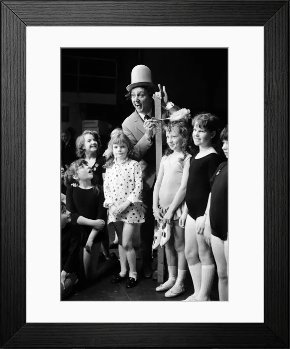 Framed Print : Nearly 1000 children were auditioned for the Ken Dodd Diddymen at the Royal Court Theatre