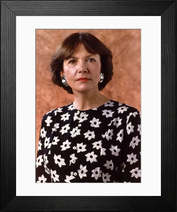 Framed Print : Joan Bakewell Television Personality DBase Framed Print : Joan Bakewell Television Personality DBase