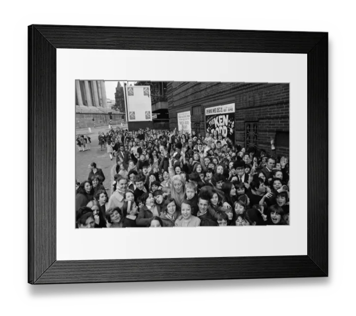 Framed Print : Nearly 1000 children were auditioned for the Ken Dodd Diddymen at the Royal Court Theatre