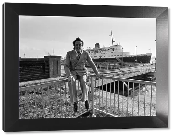 Comedian Ken Dodd in Liverpool. 4th April 1979
