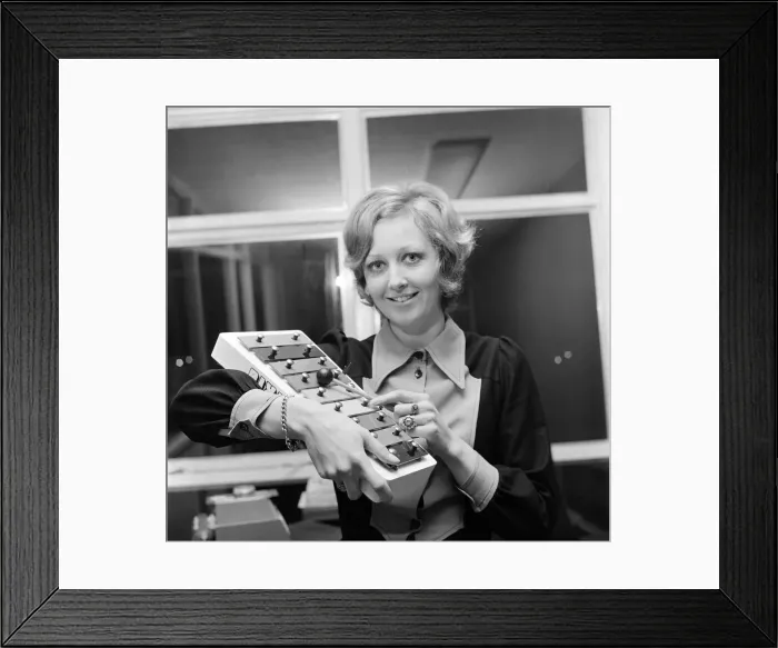 Framed Print : Redcar toy factory. 1971